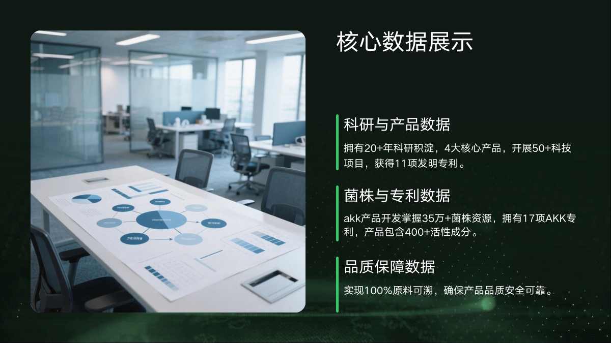 核心数据展示