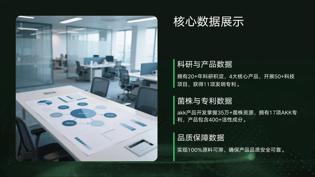 核心数据展示